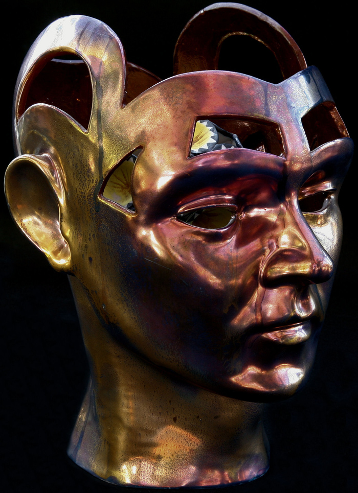 Head - Bronze Glaze