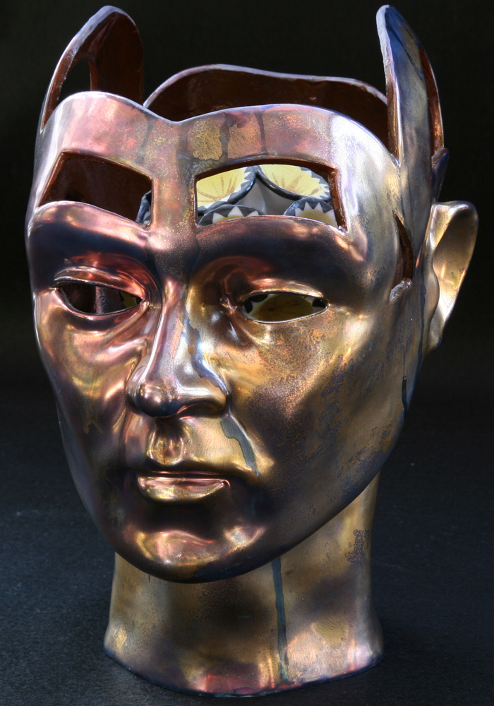 Head - Bronze Glaze